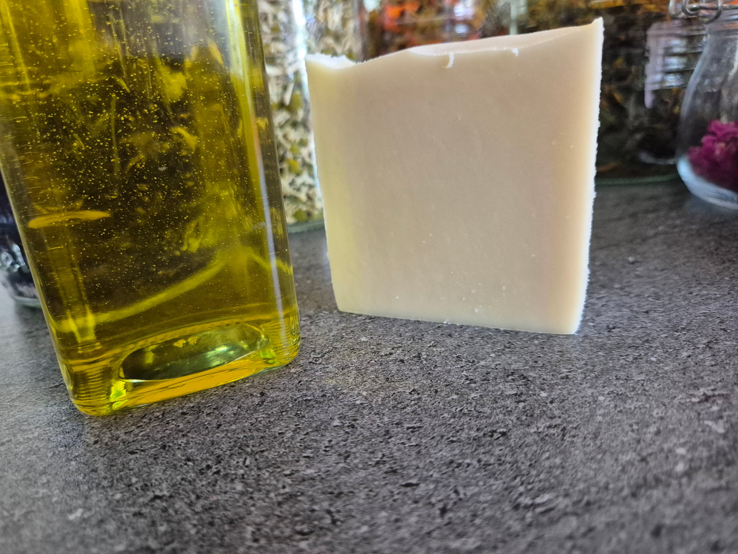 All Natural Olive Oil & Coconut Soap Bar, handmade, unscented