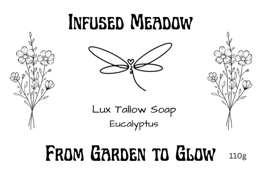 Lux Tallow Soap Bar, handmade, all natural, Eucalyptus