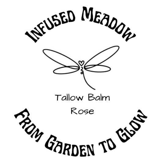 Tallow body balm, Rose, all natural, hand made, suitable for all skin types